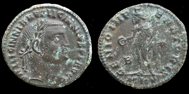 Licinius I, Follis, Genio Imperatoris, Cyzicus Mint